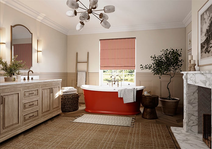 The British Stripe Co. Catherine, Teinbridge No.1 - Roman Blind - Image 6